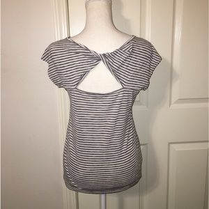 LOFT Twist Cutout Back Top